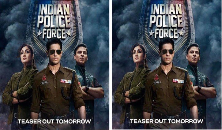 Teaser release of Indian Police Force, powerful action of Siddharth Malhotra, Shilpa Shetty and Vivek Oberoi