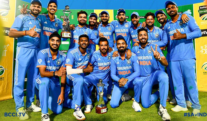Sanju Samson, Arshdeep Singh lead India to second bilateral ODI series win in South Africa