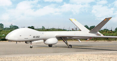 Navy Chief unveils Adani Defense & Aerospace's first indigenous Drishti 10 UAV