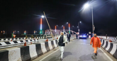 PM Modi and Yogi Adityanath inspected Varanasi Highway late at night