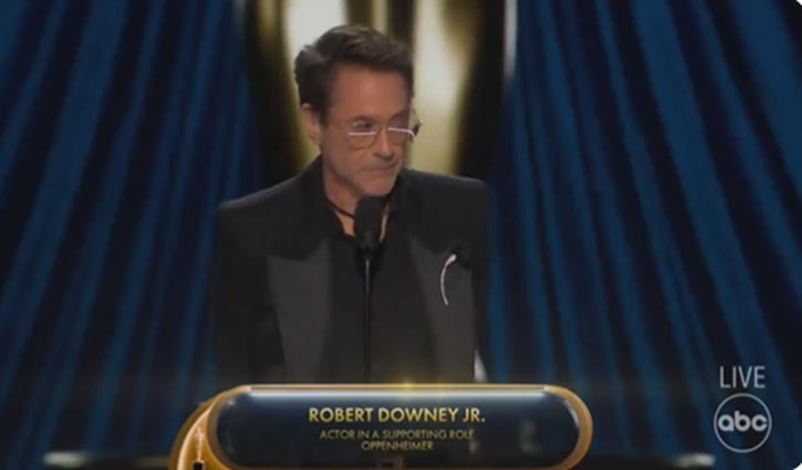 Oppenheimer makes a splash at Oscars 2024, Robert Downey Jr. gets Best Supporting Actor award for the first time