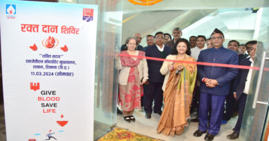 Geeta Kapoor, CMD, SJVN inaugurates blood donation camp organized by SJVN in Shimla