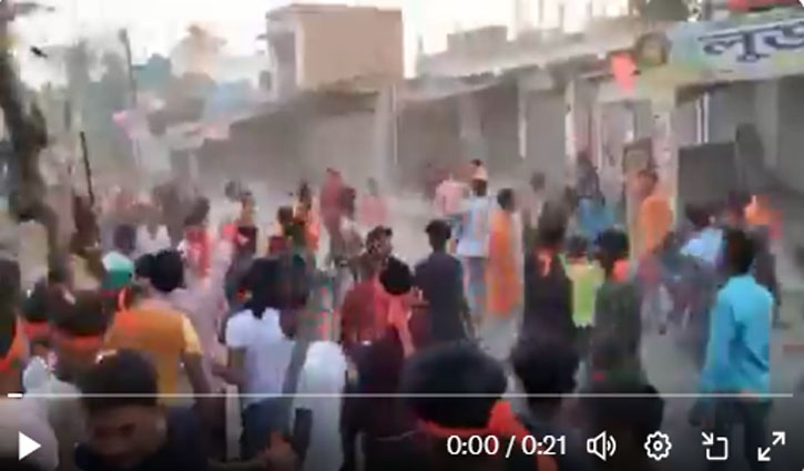 Stone pelting at Ram Navami procession in Murshidabad, West Bengal, many injured during clash