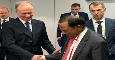 National Security Advisor Ajit Doval met Russian counterpart Nikolai Patrushev, discussed cooperation against terrorist funding.