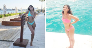 Ananya Panday shares pictures of herself posing in a bikini on the beach: Fans call it a “visual treat”
