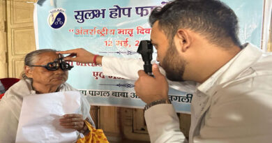 Mother's Day: Sulabh Sulabh Hope Foundation organized an eye check-up camp for widowed mothers living in the ashrams of Vrindavan.