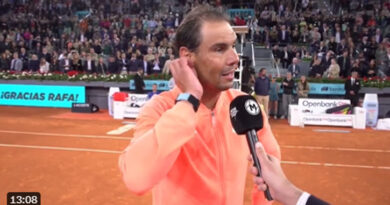 Rafael Nadal said goodbye to tennis, showed struggle despite losing the last match