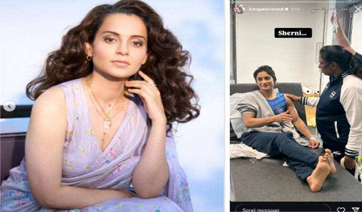 Kangana Ranaut supports Vinesh Phogat, 'Don't cry Vinesh, the whole country stands with you'