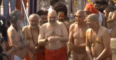 Union Home Minister Amit Shah took a holy dip at the Maha Kumbh in Prayagraj