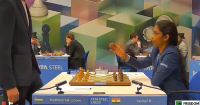 Grandmaster Nodyrbek Yakubov refused to shake hands with Indian Grandmaster Vaishali, clarified for religious reasons