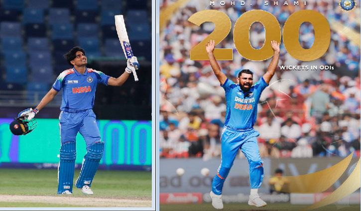 Shubman Gill's century and Mohammed Shami's five-wicket haul helped India beat Bangladesh, making a winning start in the Champions Trophy