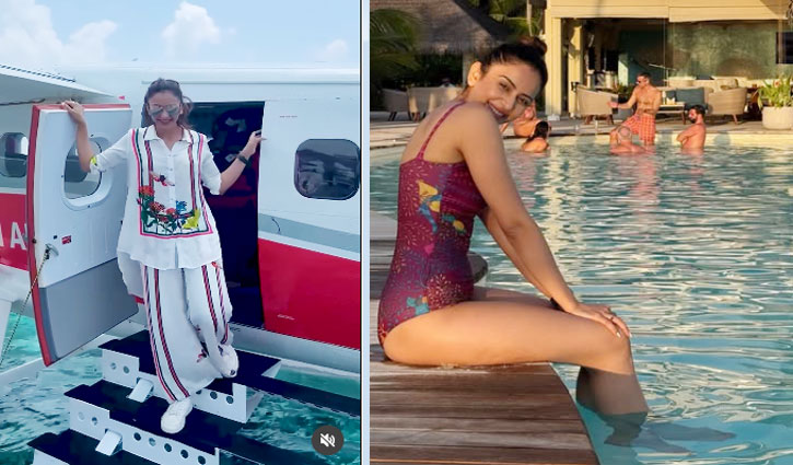 Rakul Preet Singh enjoys seaplane trip in Maldives, shares picture