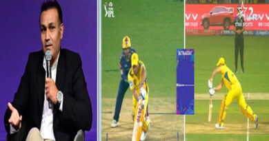 CSK's fifth consecutive defeat in IPL, Sehwag's sharp reaction on Dhoni's controversial dismissal