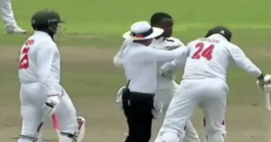 Bangladesh and South Africa players clashed in Dhaka Test, Ripan Mandal and Tsepo Ntuli clashed on the field