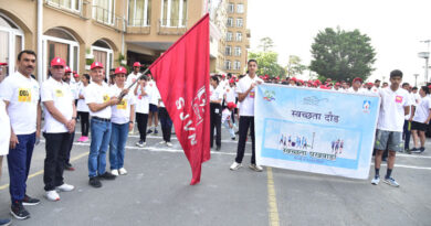 SJVN organized a mini marathon, gave the message of 'Drug Free India-Healthy India' and 'Cleanliness'