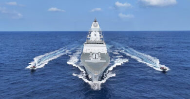 Defense Minister Rajnath Singh launched INS Udaygiri and INS Himgiri for the Indian Navy, a major increase in maritime power