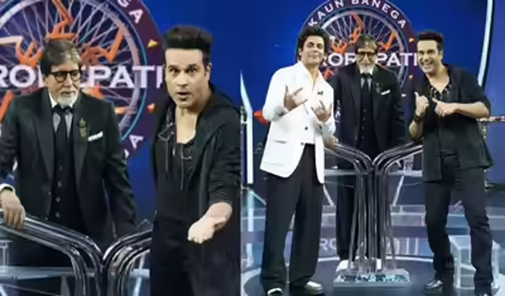 Sunil Grover and Krushna Abhishek created a storm of laughter on "Kaun Banega Crorepati 17", even Amitabh Bachchan was left stunned.