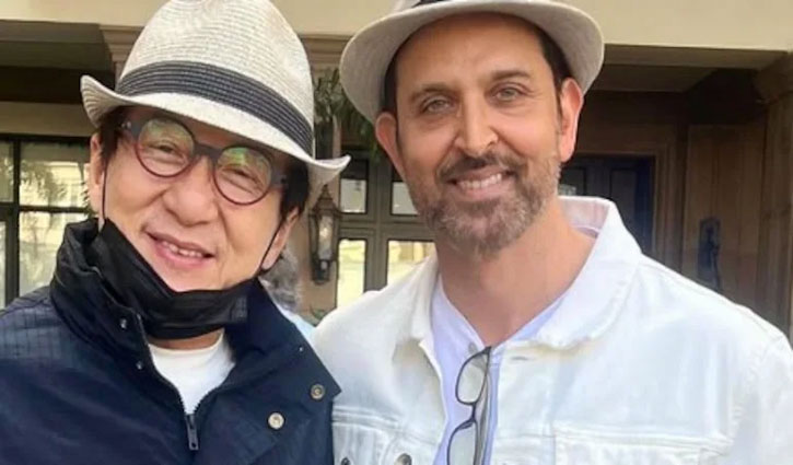 Hrithik Roshan met Jackie Chan, said: 'My broken bones are fans of your broken bones'