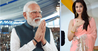 Actress Aishwarya Rai Bachchan touched PM Modi's feet at Sathya Sai Birth Centenary Celebrations, delivered a speech on caste, religion and love