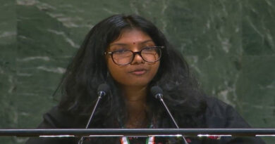India sternly warns Pakistan to stop "grave" human rights abuses in illegally occupied Kashmir.