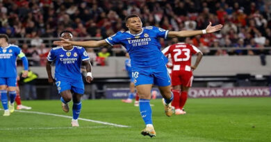 Mbappe nets second-fastest UCL hat-trick as Madrid beat Olympiacos