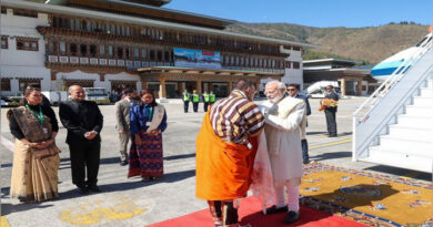 Prime Minister Modi receives warm welcome on his two-day visit to Bhutan
