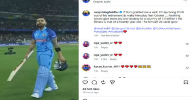 Bring Virat Kohli back from Test retirement: Navjot Sidhu reveals his one wish to God.
