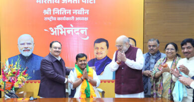 Nitin Nabeen assumed charge as the BJP's national working president; top leaders including Amit Shah and JP Nadda were present.