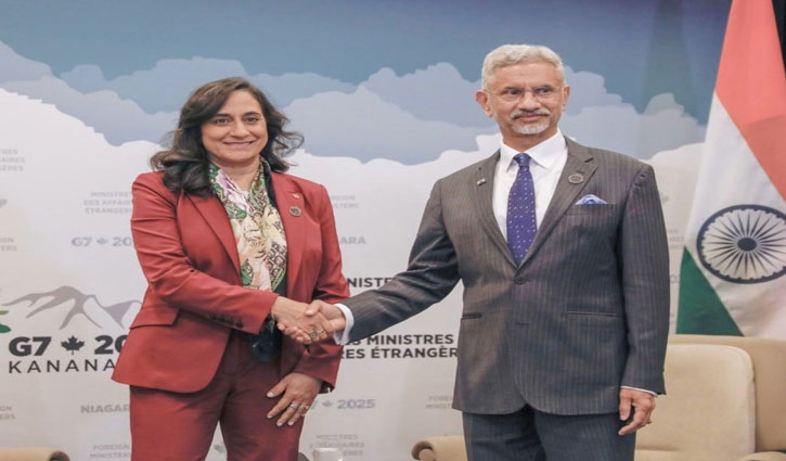 External Affairs Minister Jaishankar and Canadian Foreign Minister Anita Anand held talks, emphasizing the strengthening of bilateral relations.
