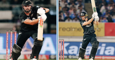 डैरिल मिचेल की धमाकेदार सेंचुरी से न्यूज़ीलैंड ने राजकोट में भारत को हराया, सीरीज़ 1-1 से बराबर Daryl Mitchell's explosive century helped New Zealand defeat India in Rajkot, leveling the series at 1-1.