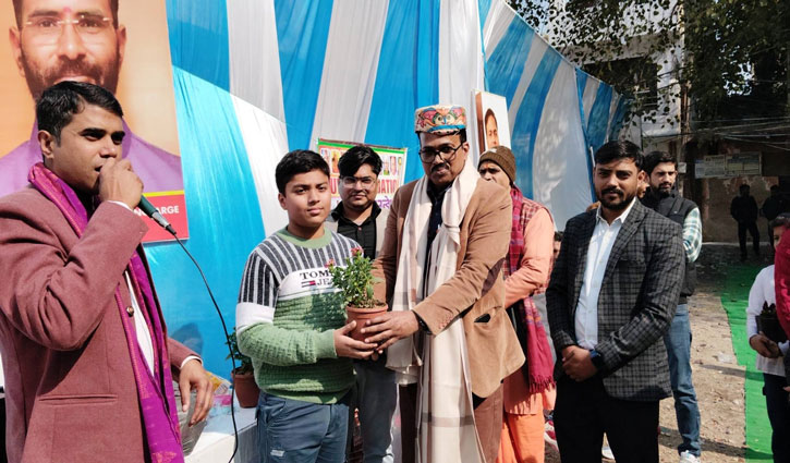 Hundreds of people underwent health check-ups at the free medical camp organized by the Yuva Foundation