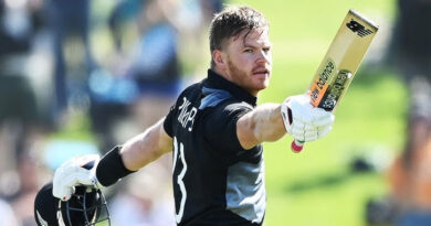 In Indore, Glenn Phillips scored a century off 83 balls, giving New Zealand the lead.