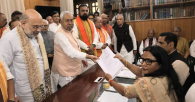 Nitish Kumar files nomination for Rajya Sabha in presence of Home Minister Amit Shah, sparks speculation over Bihar Chief Ministerial candidate