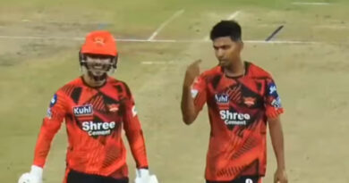 Ishan Kishan receives a sharp 'send-off' from his own teammate during SRH's intra-squad match