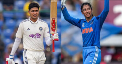Shubman Gill and Smriti Mandhana Honored with BCCI's 'Cricketer of the Year' Awards