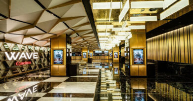 Screen launch of Wave Cinema equipped with hi-tech entertainment system and live kitchen at I-Thums Mall in Greater Noida