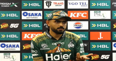 The reporter said to Babar Azam, "Virat Kohli finishes matches; you don't."