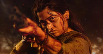 Rashmika Mandanna begins shooting for action scenes for 'Mysaa'.