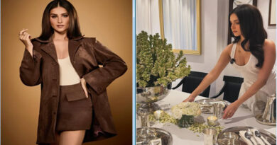 Bollywood actress Tara Sutaria shared a glimpse of her "last week at home."