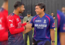 delightful video of a playful banter between young star Vaibhav Suryavanshi and RCB batsman Jitesh Sharma goes viral