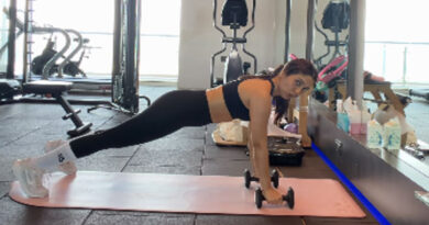 भूमि पेडनेकर ने रविवार के दिन किया ‘वर्क आउट’: ‘शानदार छुट्टी है’ Bhumi Pednekar worked out on Sunday: It's a fantastic vacation.