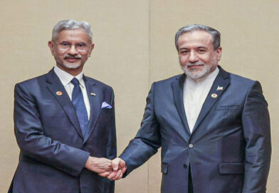 S. Jaishankar welcomed Iranian Foreign Minister Araghchi at a BRICS event in Delhi; the two leaders held talks.