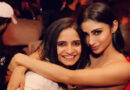 Amidst wedding troubles, actress Mouni Roy celebrated with her friends on a flight.