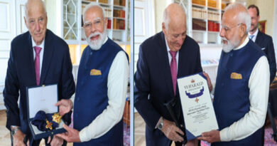 Prime Minister Modi Honored with Norway's Highest Award, 'The Royal Norwegian Order of Merit – Grand Cross'