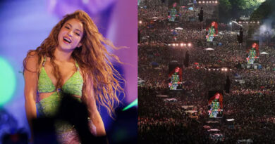 More than two million people attended Colombian pop star Shakira's concert at Copacabana Beach.