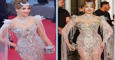 Urvashi Rautela Steals the Spotlight in a Silver Gown and Royal Style, Dazzling on the Cannes Red Carpet