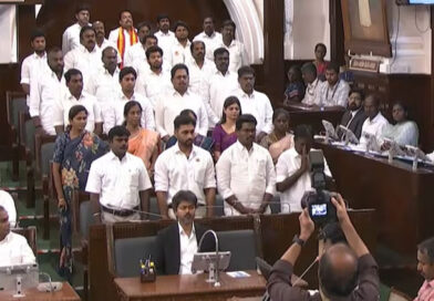 Vijay wins trust vote in Tamil Nadu; 144 MLAs vote in favor, DMK stages walkout from the House.