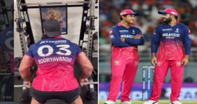 WWE Star Drew McIntyre Wears Vaibhav Sooryavanshi's Jersey, Creates a Sensation on Social Media.