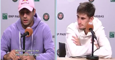 I almost cried: Fabio Cobolli's reaction to Matteo Arnaldi withdrawing from the French Open semi-final.