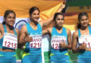 India's women's 4x100m team won the gold medal at the Asian Relay Meet by defeating China.